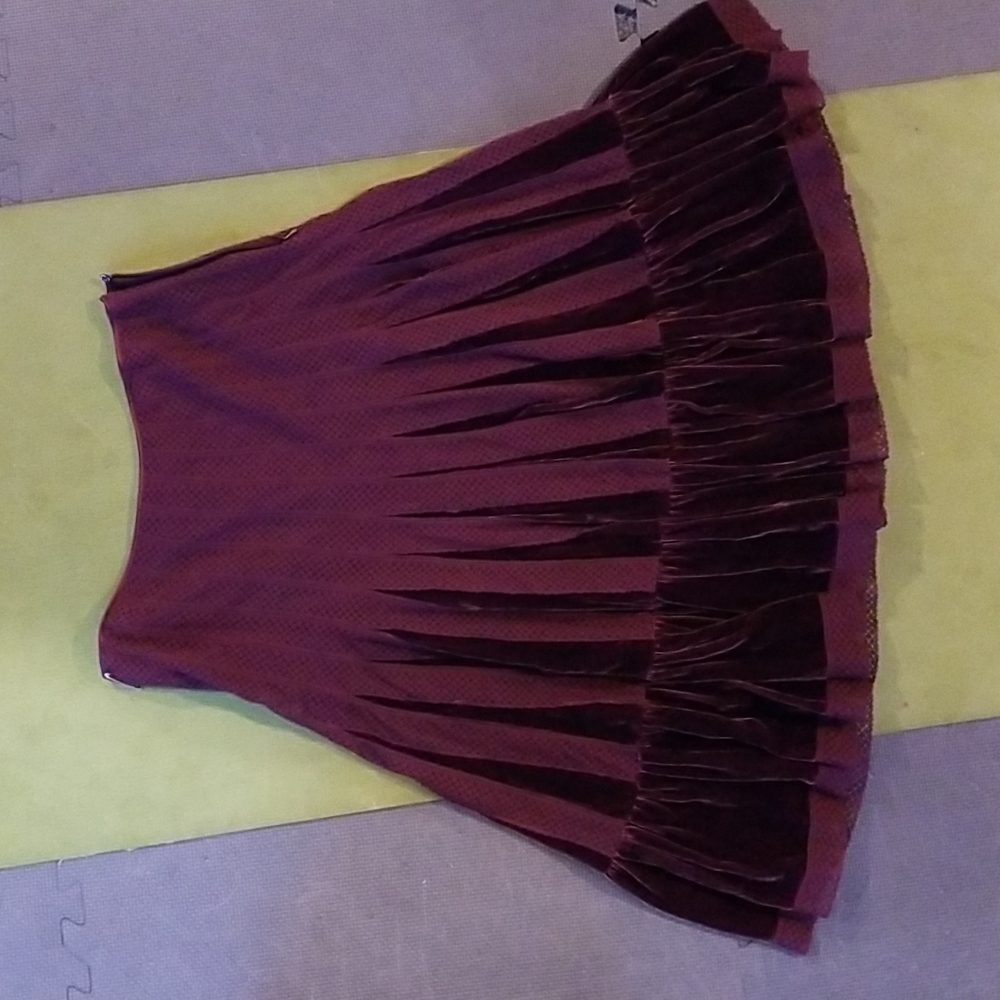 Free people rayon/silk skirt, lined , size 6